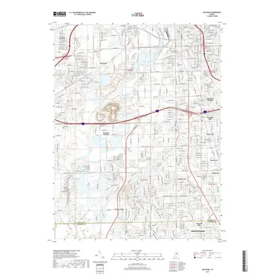 2019 Map of Maywood, 2019 Print