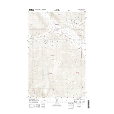 2014 Map of Mazama, 2014 Print
