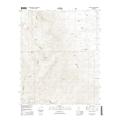 2014 Map of Mazatzal Peak, 2014 Print