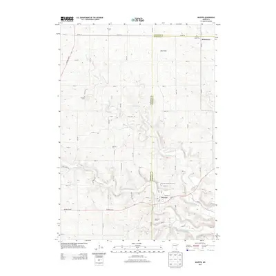 2013 Map of Mazeppa, 2013 Print