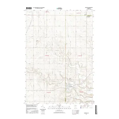 2016 Map of Mazeppa, 2016 Print