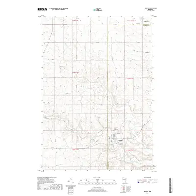 2019 Map of Mazeppa, 2019 Print