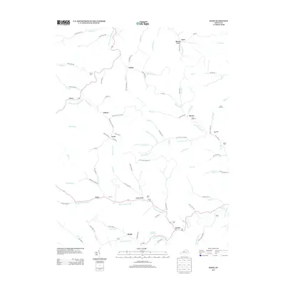 2013 Map of Mazie, 2013 Print