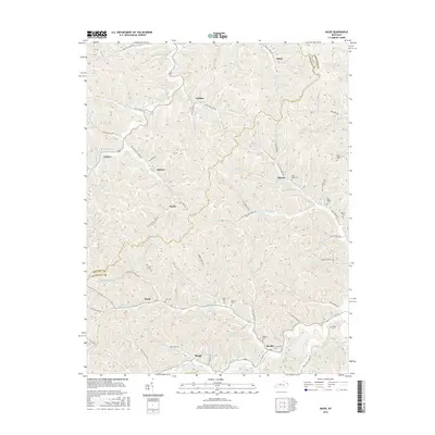 2016 Map of Mazie, 2016 Print