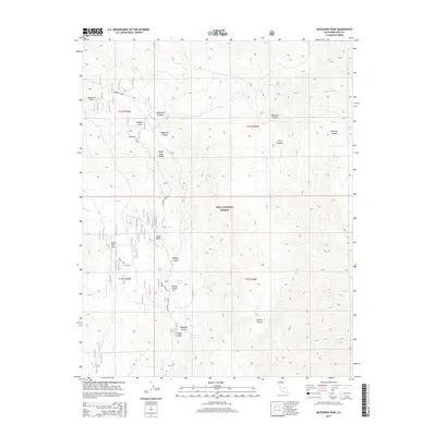 2015 Map of Mazourka Peak, 2015 Print