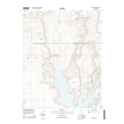 2014 Map of Mazuki Point, 2014 Print