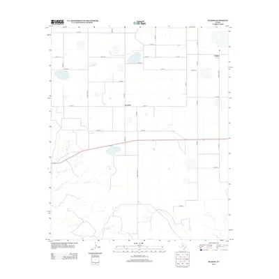 2012 Map of McAdoo, 2012 Print