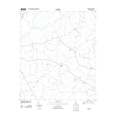 2012 Map of McAfee, 2012 Print