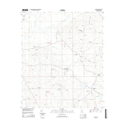 2015 Map of McAfee, 2015 Print