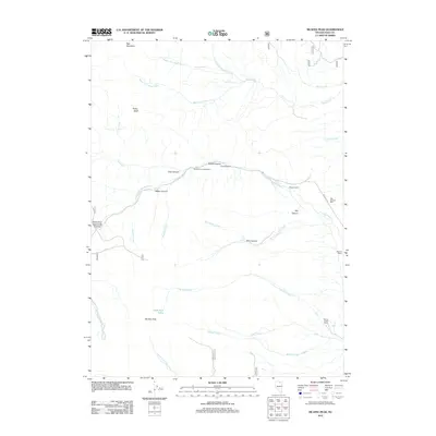 2012 Map of McAfee Peak, 2012 Print