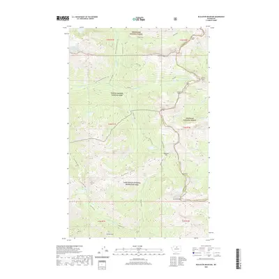 2020 Map of McAlester Mountain, 2020 Print