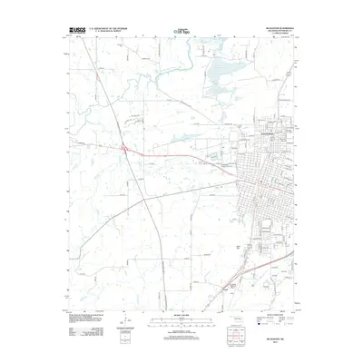 2013 Map of McAlester, 2013 Print