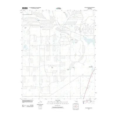 2010 Map of McAlester SW, 2010 Print