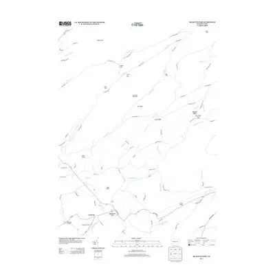 2013 Map of McAlevys Fort, 2013 Print