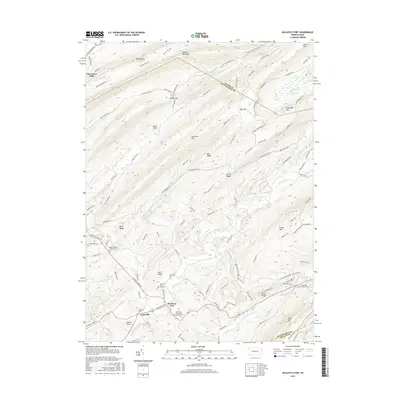 2016 Map of McAlevys Fort, 2016 Print