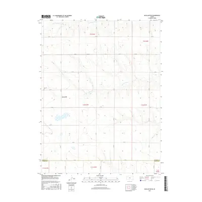 2015 Map of McAllaster NE, 2015 Print
