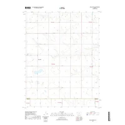 2018 Map of McAllaster NE, 2018 Print