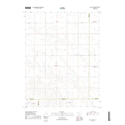 2018 Map of McAllaster NW, 2018 Print