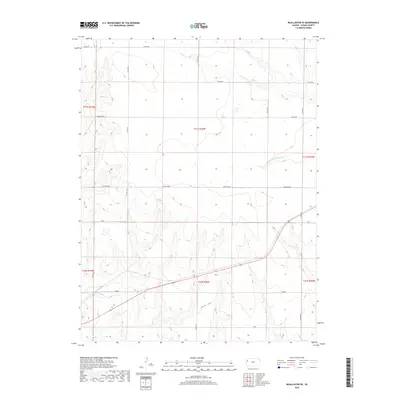 2018 Map of McAllaster SE, 2018 Print