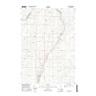 2016 Map of McAllister, 2016 Print