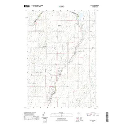 2018 Map of McAllister, 2018 Print