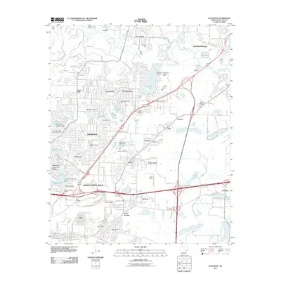2011 Map of McAlmont, 2011 Print