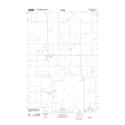 2011 Map of McBain, 2011 Print