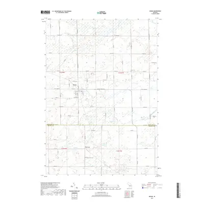 2019 Map of McBain, 2019 Print