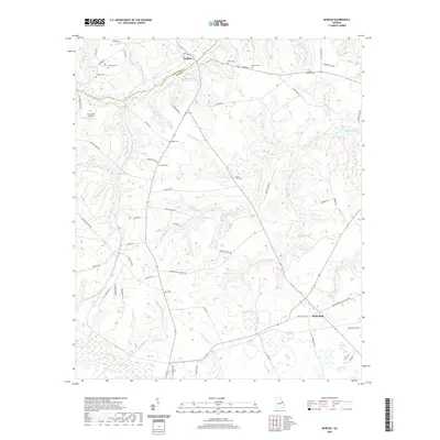 2020 Map of McBean, 2020 Print