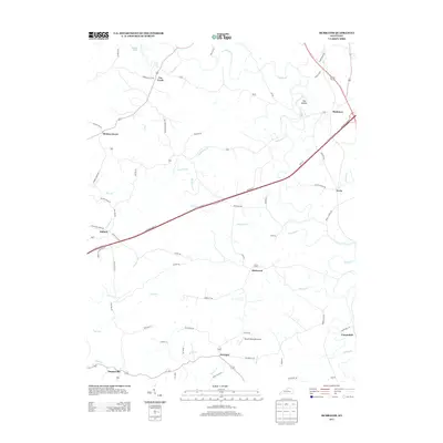 2013 Map of McBrayer, 2013 Print