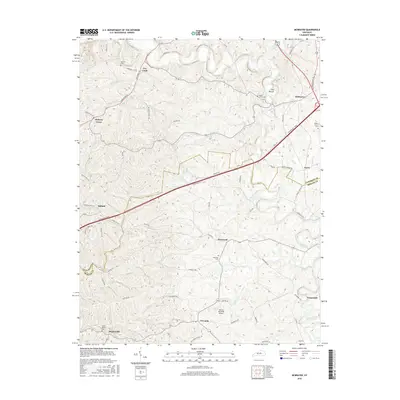 2016 Map of McBrayer, 2016 Print