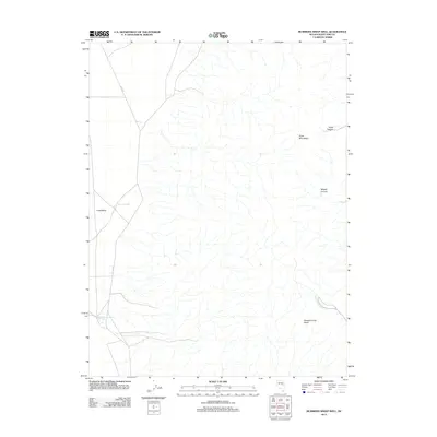 2012 Map of McBrides Sheep Well, 2012 Print
