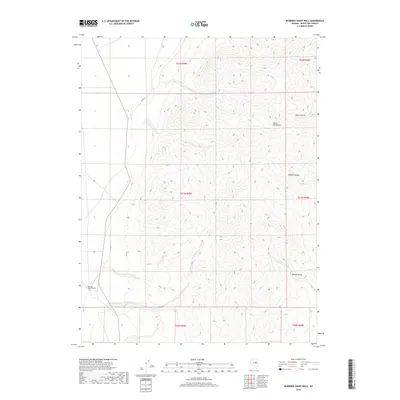 2018 Map of McBrides Sheep Well, 2018 Print