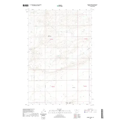 2020 Map of McBridy Spring, 2020 Print