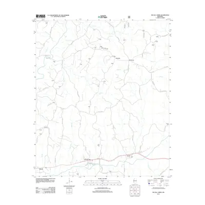 2012 Map of McCall Creek, 2012 Print