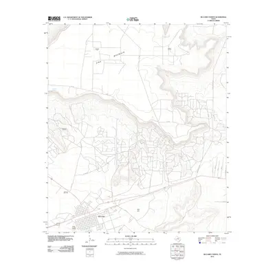 2010 Map of McCamey North, 2010 Print