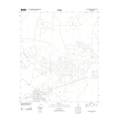 2012 Map of McCamey North, 2012 Print