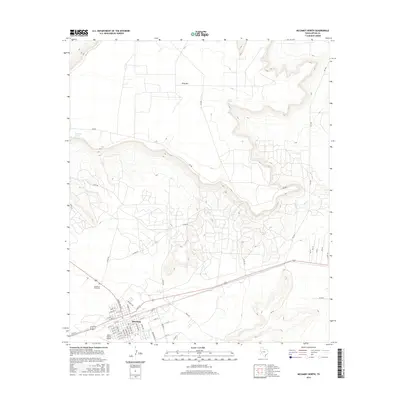 2016 Map of McCamey North, 2016 Print