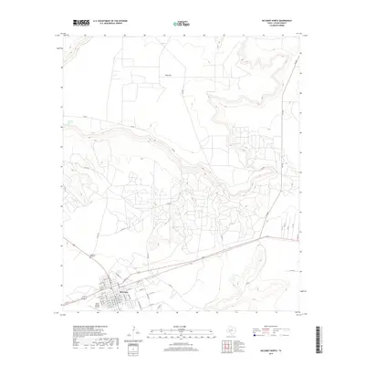 2019 Map of McCamey North, 2019 Print