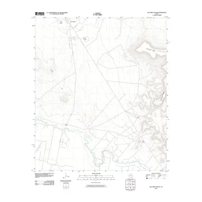 2010 Map of McCamey South, 2010 Print