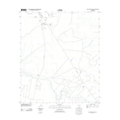 2013 Map of McCamey South, 2013 Print