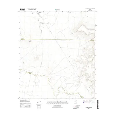 2016 Map of McCamey South, 2016 Print