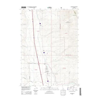2013 Map of McCammon, 2013 Print