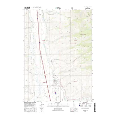 2017 Map of McCammon, 2017 Print