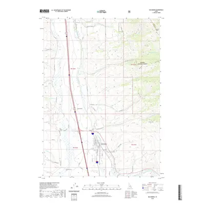 2020 Map of McCammon, 2020 Print