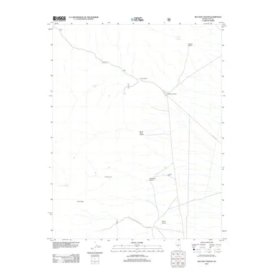 2012 Map of McCann Canyon, 2012 Print