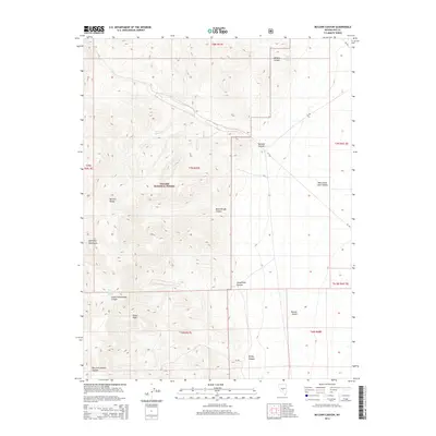 2014 Map of McCann Canyon, 2014 Print