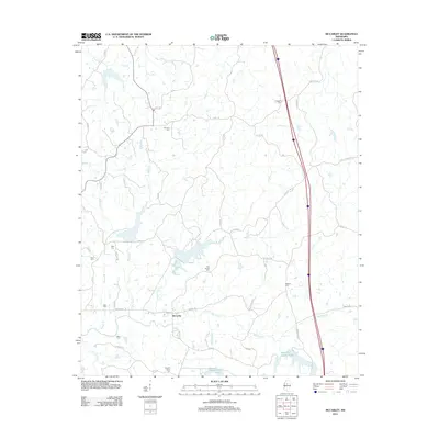 2012 Map of McCarley, 2012 Print
