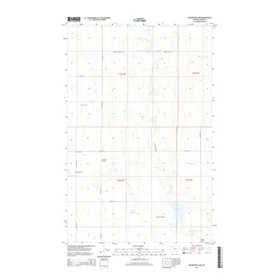 2014 Map of McCarters Lake, 2014 Print