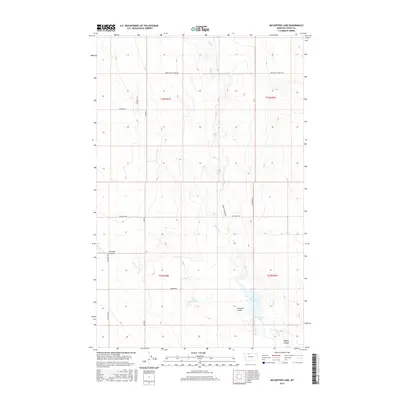 2017 Map of McCarters Lake, 2017 Print